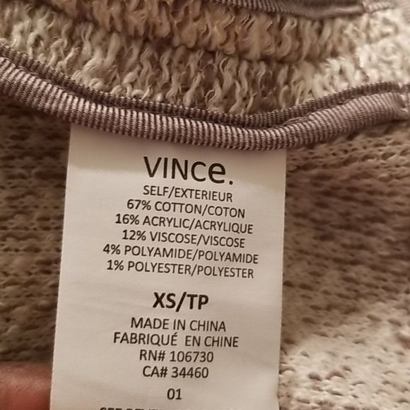 Vince Drape Neck Marled Jacket Sz. XS Pristine $395 Retail - Picture 9 of 16